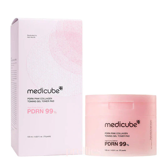 Medicube PDRN 99% Pink Collagen Tonong Gel Toner Pad - sheesha