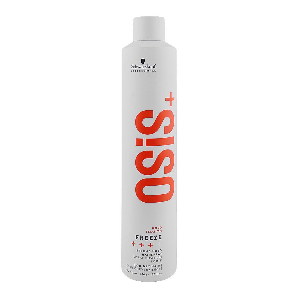 Schwarzkopf Osis+ Freeze Hold Fixation Strong Hold Hair Spray  500ml - sheesha