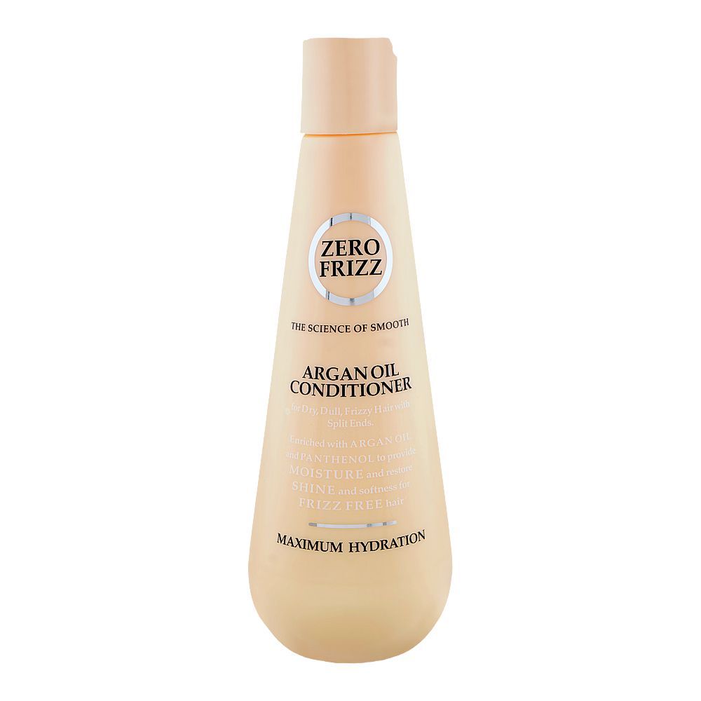 Zero Frizz The Science Of Smooth Argan Oil Hair Conditioner 355ml - sheesha