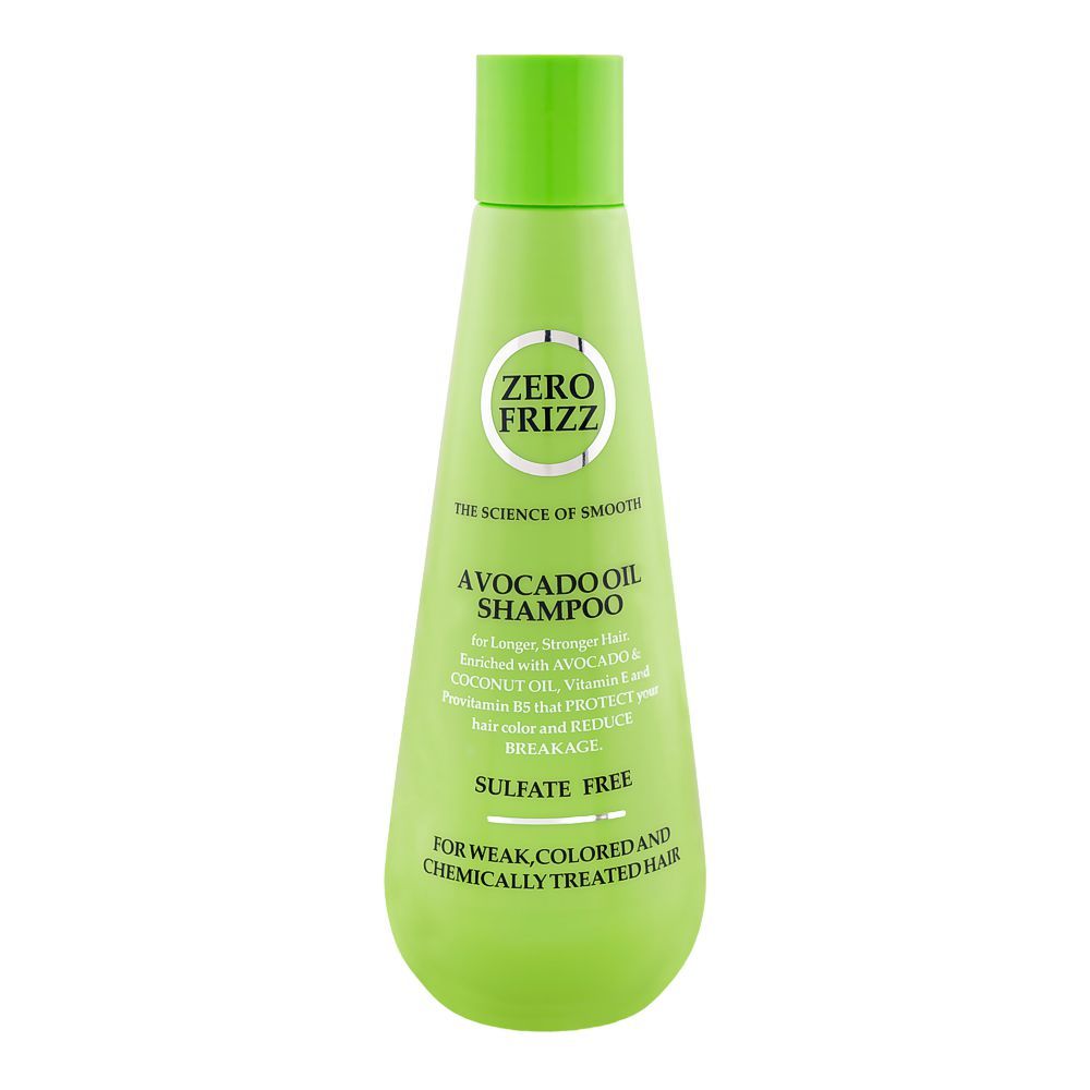 Zero Frizz The Science Of Smooth Avocado oil Hair Shampoo 355Ml - sheesha