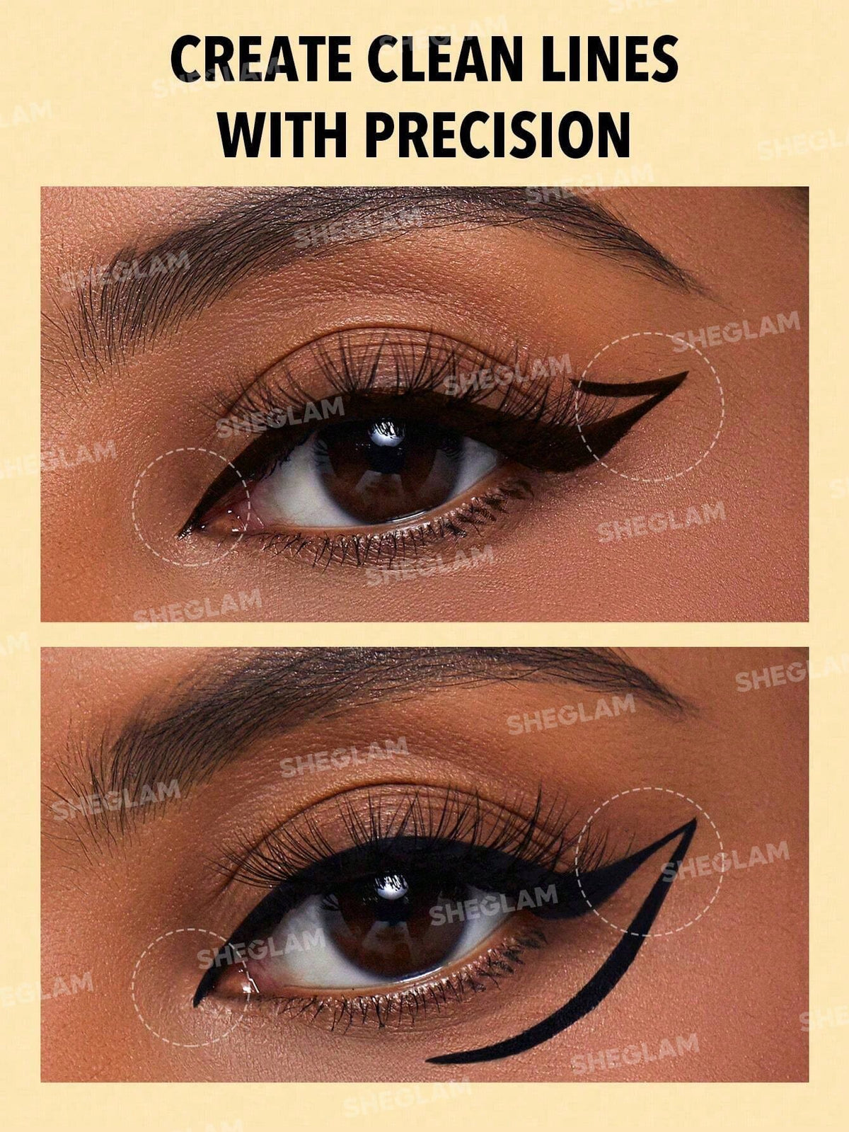 SHEGLAM Line & Define Waterproof Liquid Eyeliner – Black