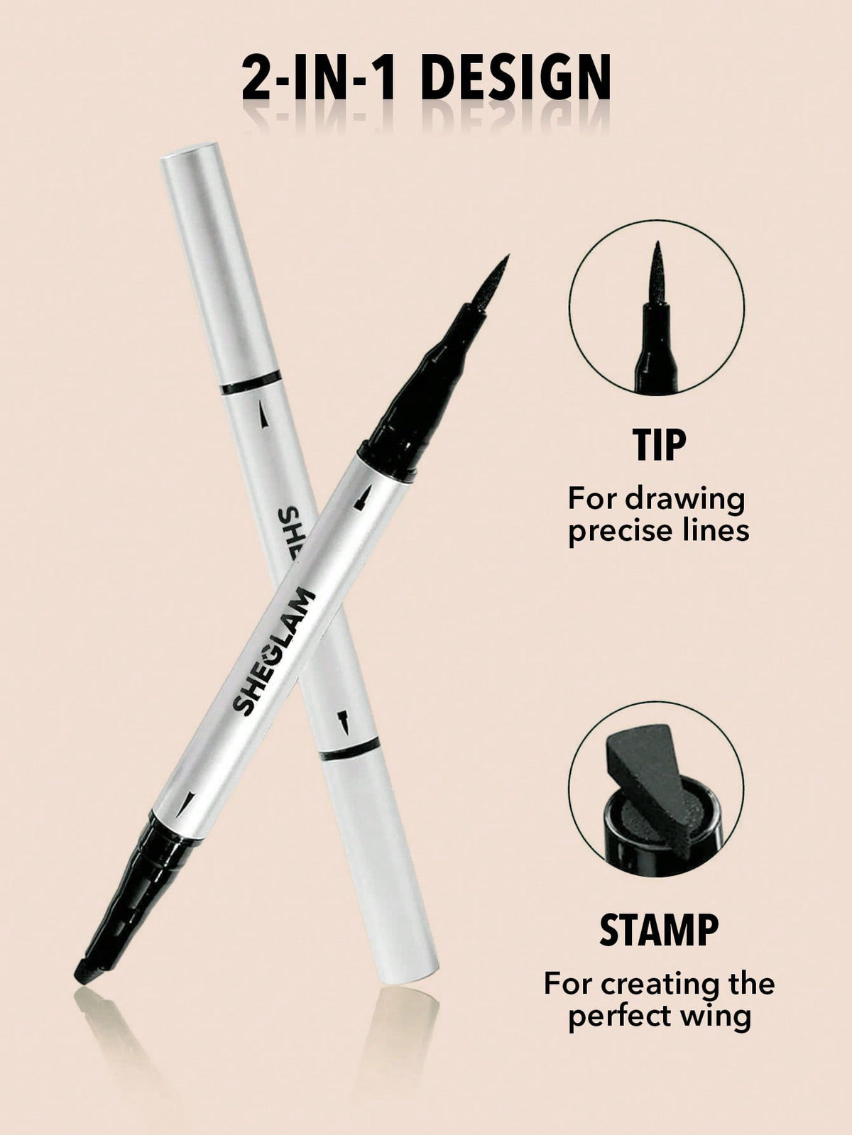 SHEGLAM Wing It Waterproof Eye Liner Duo - sheesha