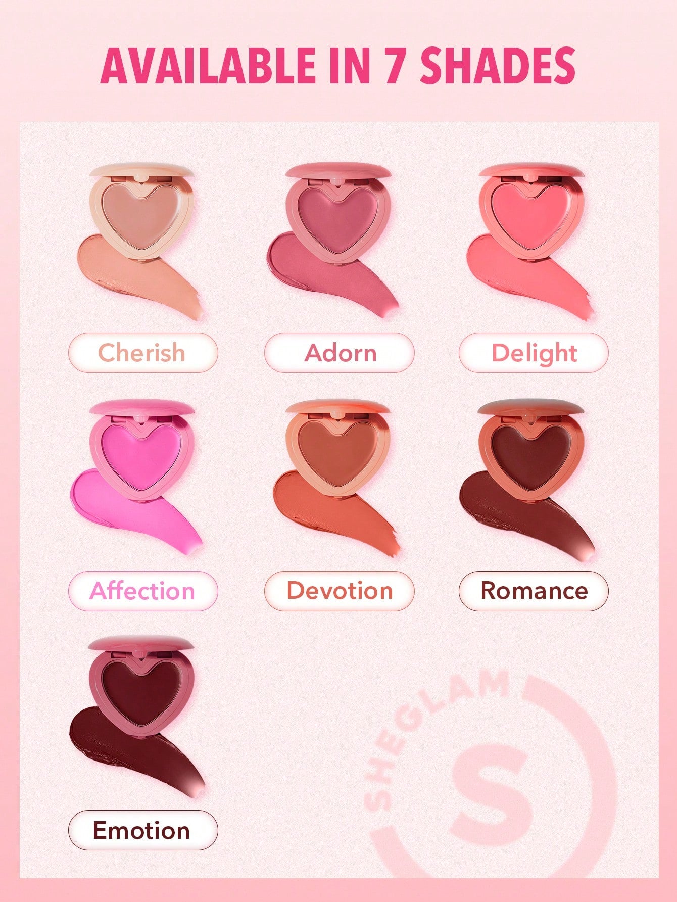SHEGLAM Playing Cupid Cream Blush - sheesha