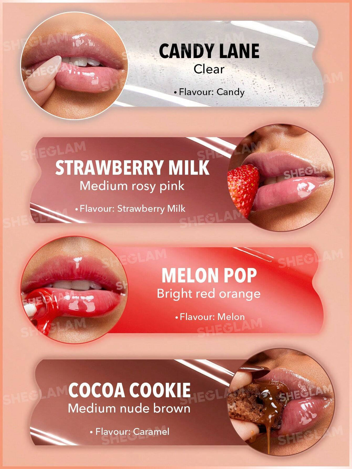 SHEGLAM Crystal Glaze Moisturising Lip Care Balm 10ml