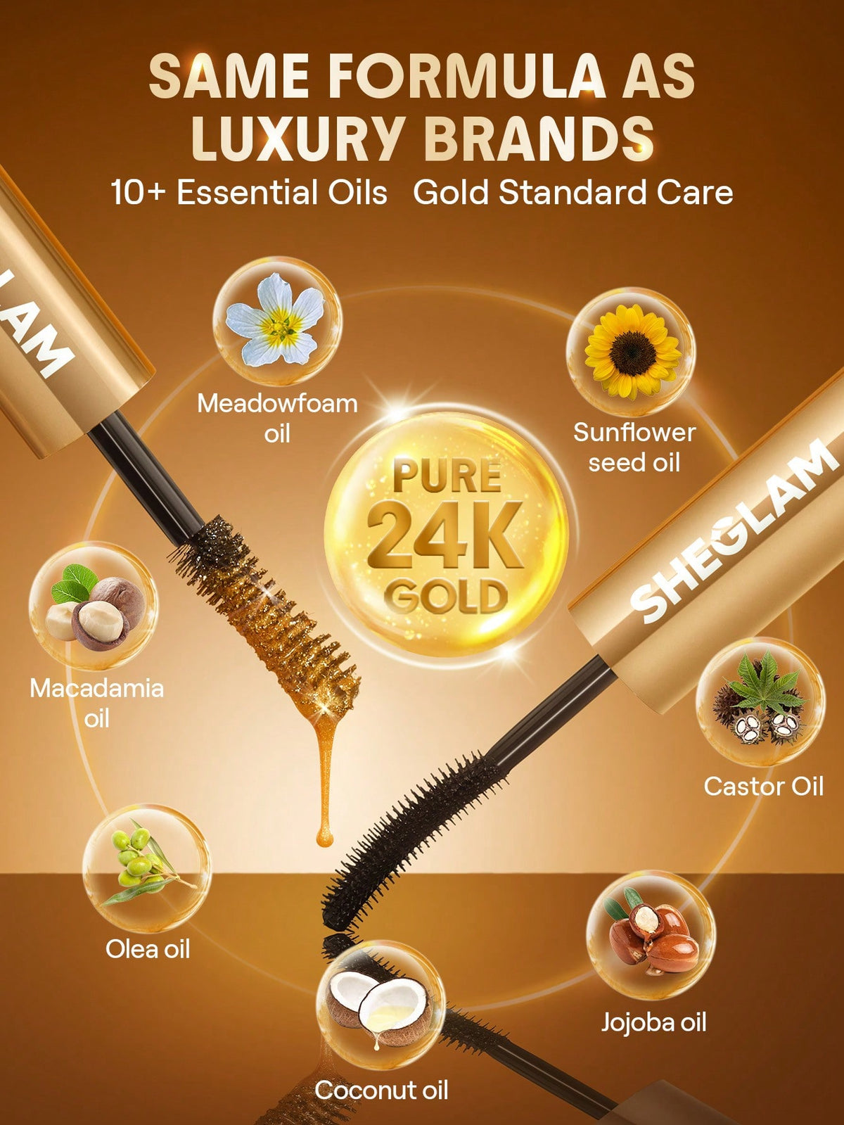 SHEGLAM All-In-One 24K Multi Effect Mascara – Black