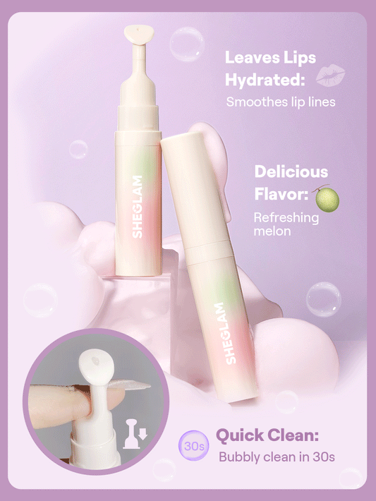 Sheglam Bubble Buff Lip Scrub Bubble Bath - sheesha