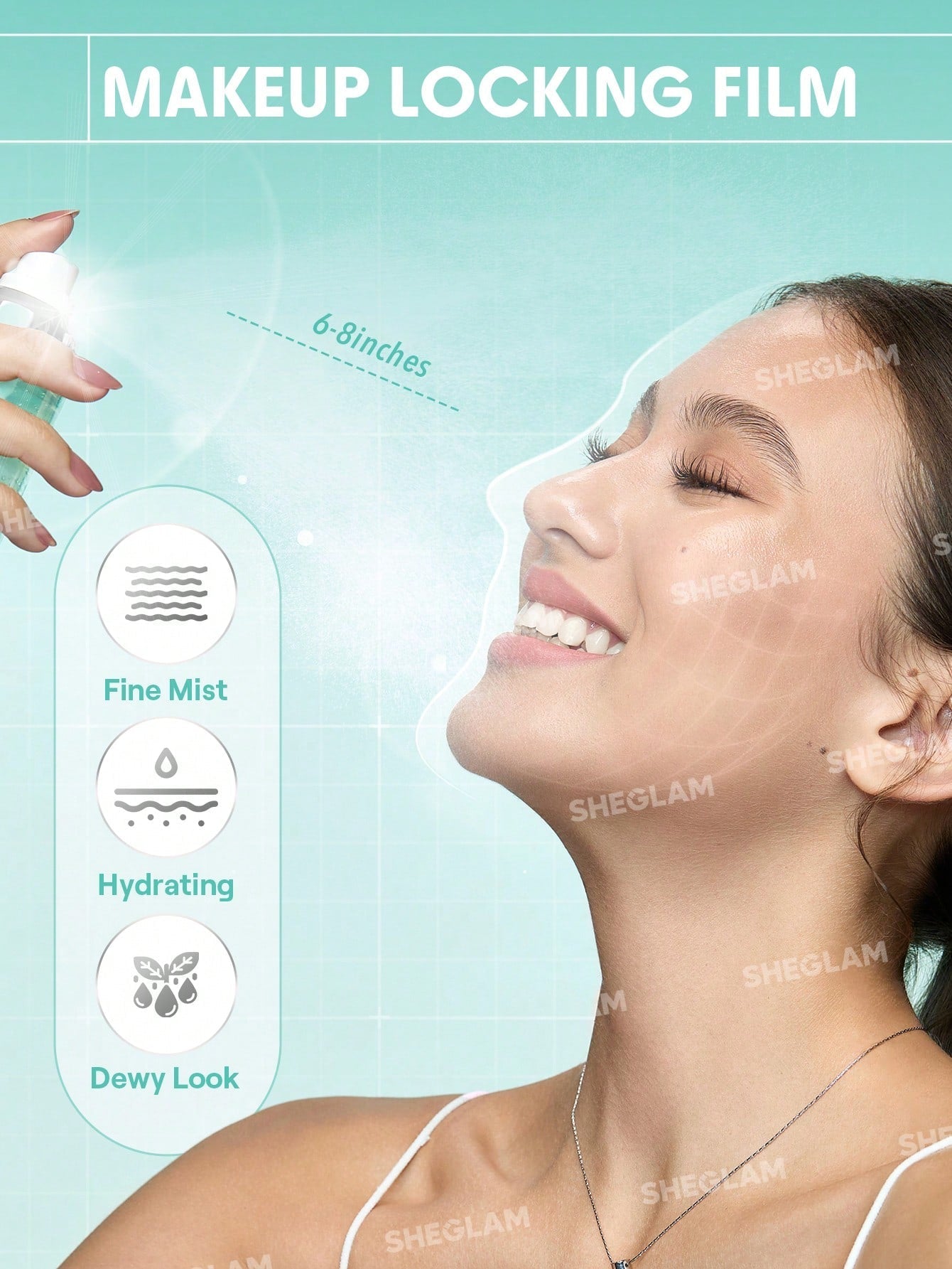 Sheglam Good Grip Hydrating Prime And Set Spray 55ml - sheesha