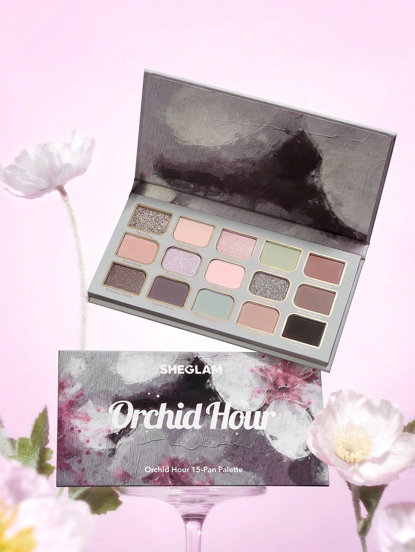 Sheglam Orchid Hour 15-Pan Eyeshadow Palette - sheesha