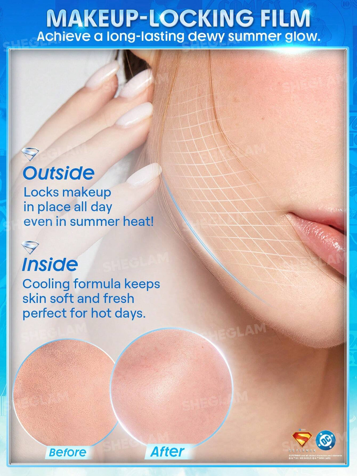 SHEGLAM Cool Grip with Ceramides Face Primer 45ml