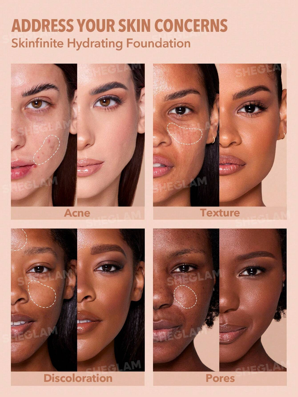SHEGLAM Skinfinite Hydrating Foundation 30ml