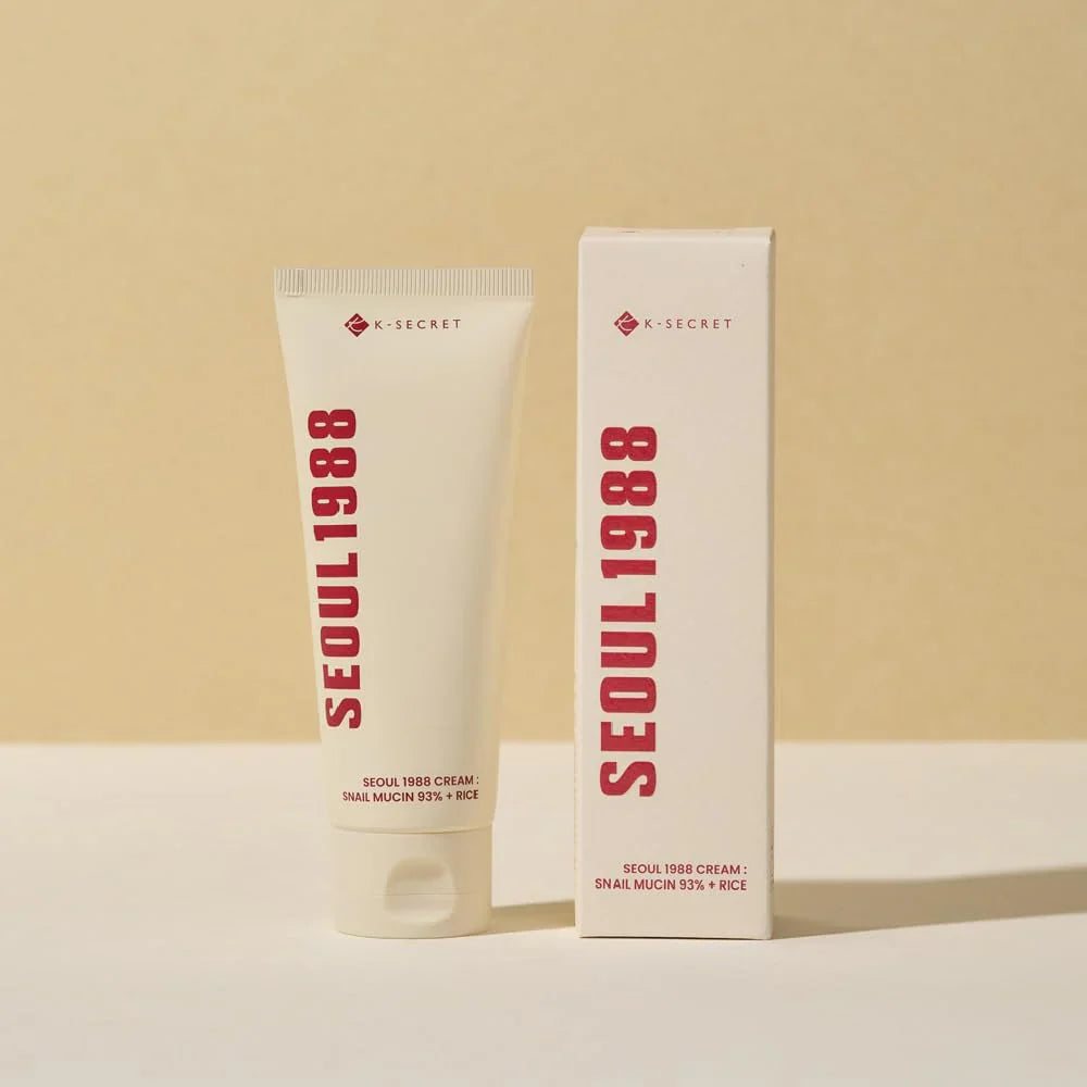 K-Secret Seoul 1988 Snail Mucin 93% + Rice Cream 100ml - sheesha