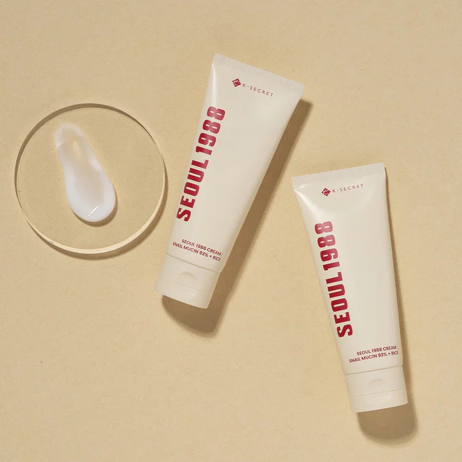 K-Secret Seoul 1988 Snail Mucin 93% + Rice Cream 100ml - sheesha