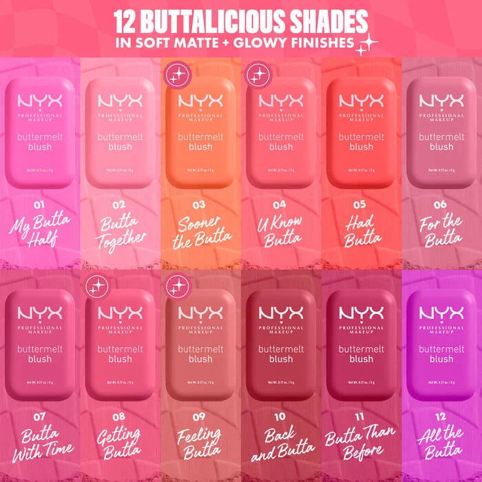 NYX Buttermelt Blush - Sheesha