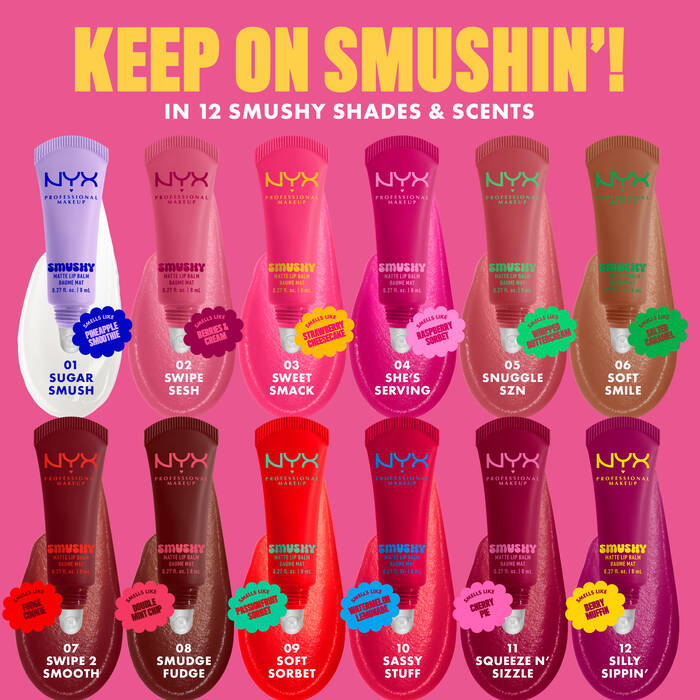 NYX Smushy Matte Lip Balm - Sheesha