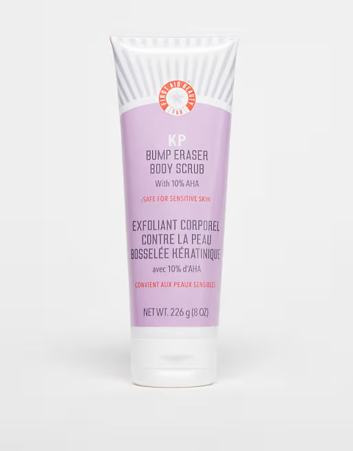 First Aid Beauty KP Bump Eraser Body Scrub with 10% AHA 226g