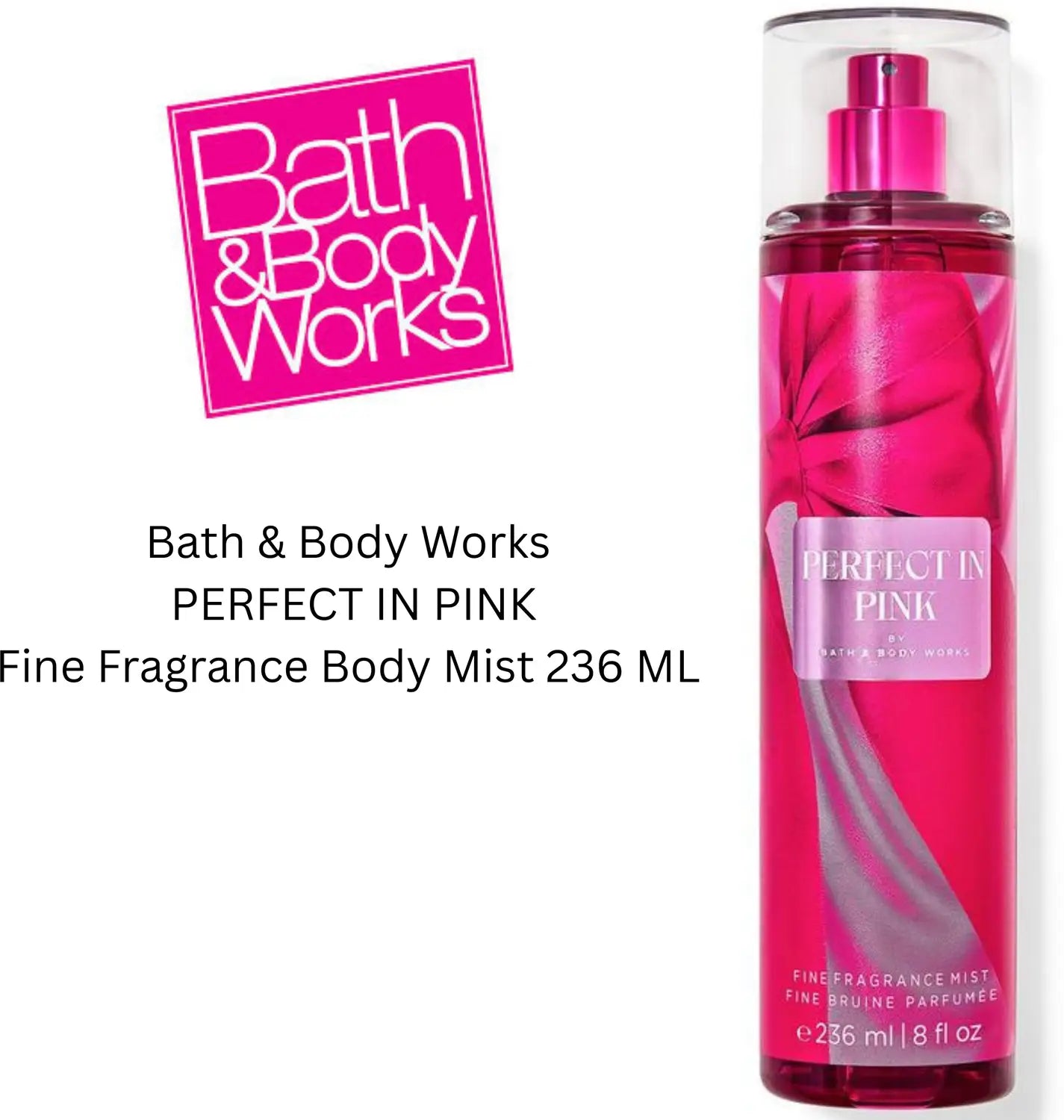Perfect in Pink Bath and Body Works fragrance mist 236ml - Sheesha