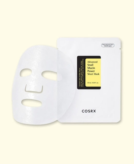Cosr X Advanced Snail Mucin Power Sheet Mask - sheesha