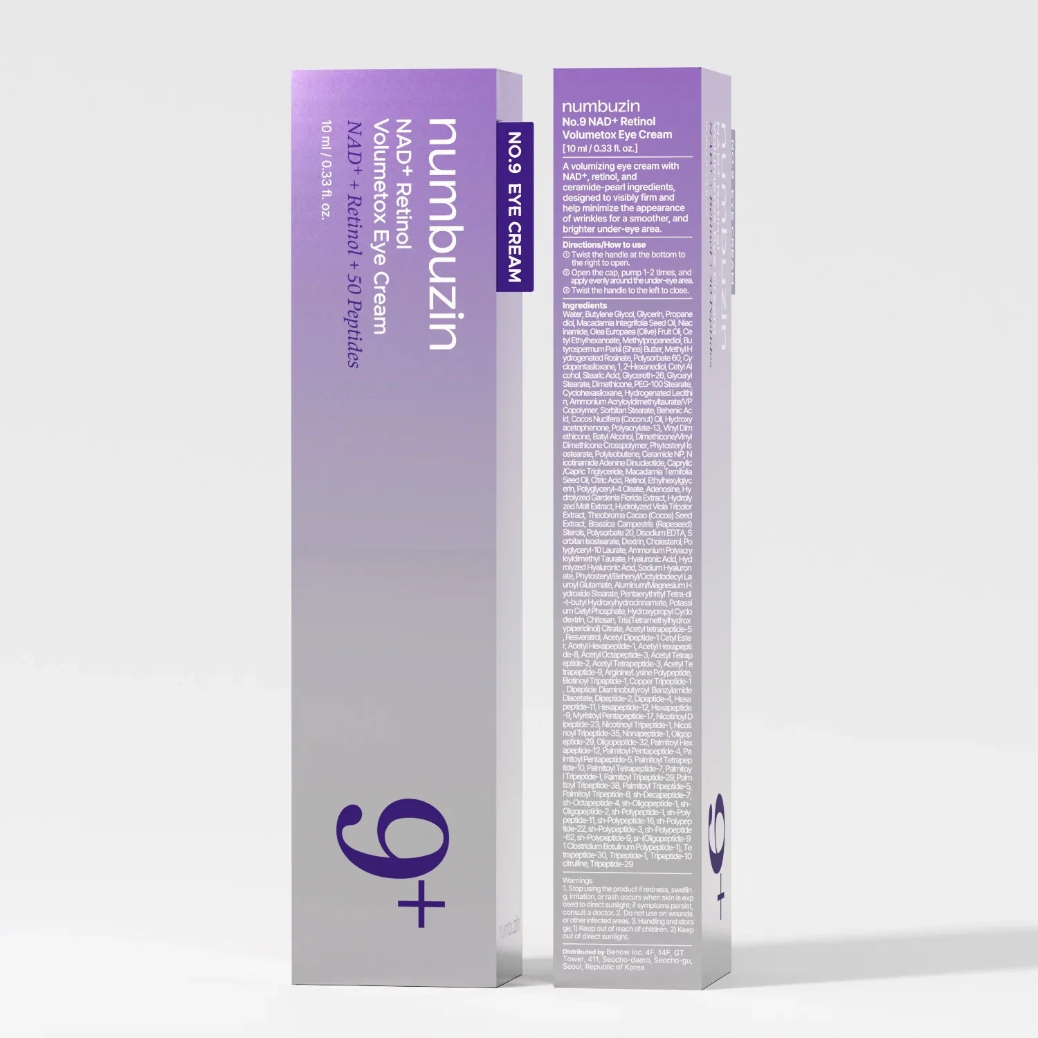 Numbuzin NAD+ Retinol Volumetox Eye Cream 10ml - sheesha