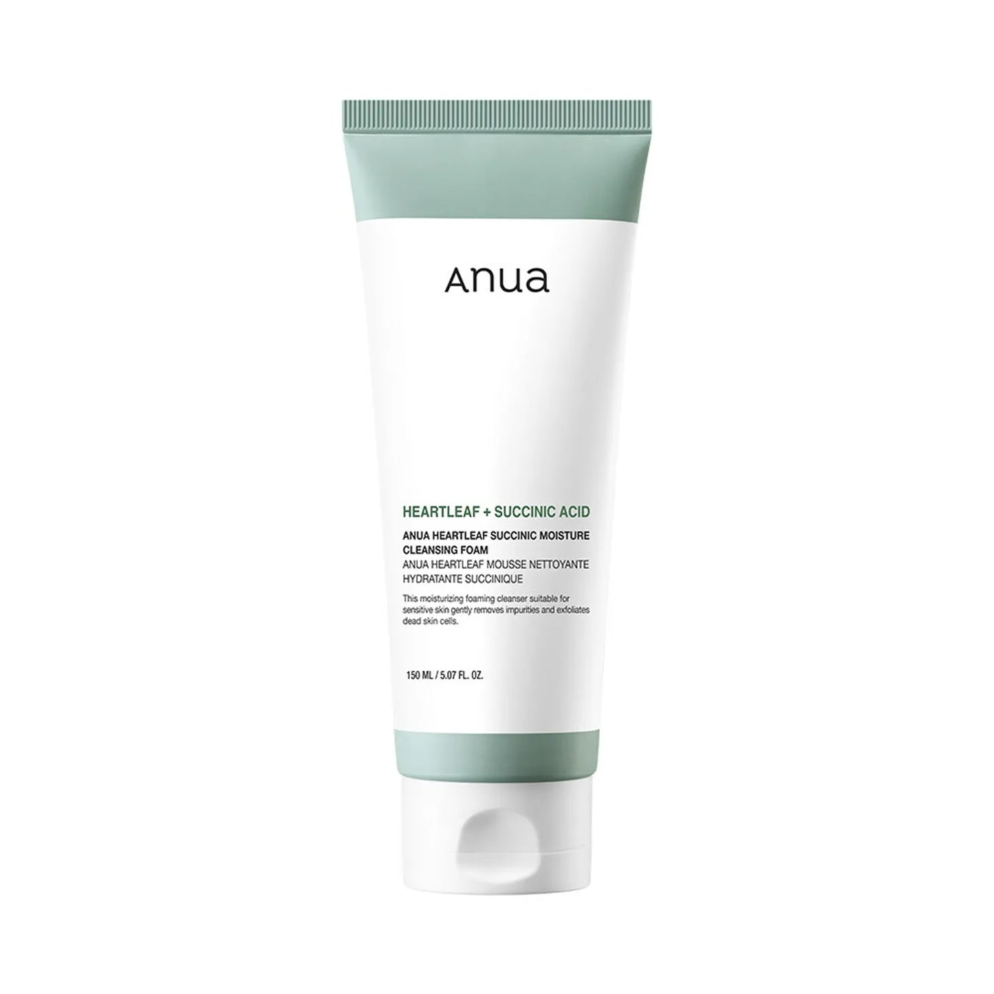 ANUA Heartleaf Succinic Acid Moisture Cleansing Foam 150ml