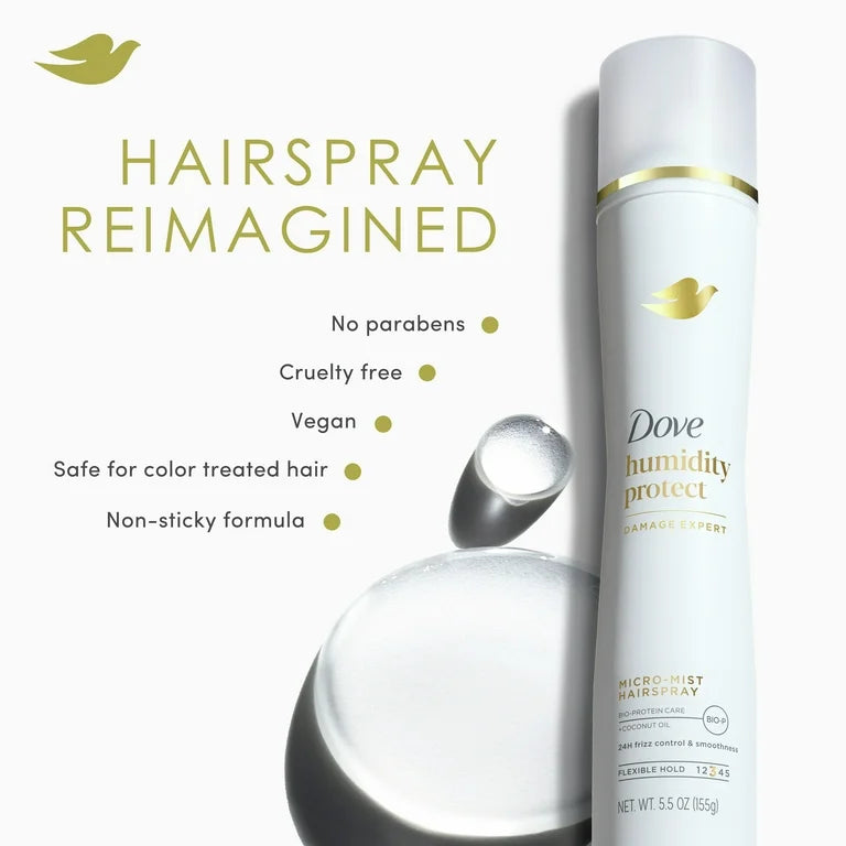 Dove Humidity Protect Micro Mist Hairspray 155g - Sheesha