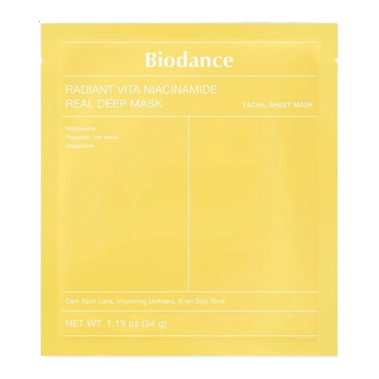 Biodance Radiant Vita Niacinamide Real Deep Mask - sheesha