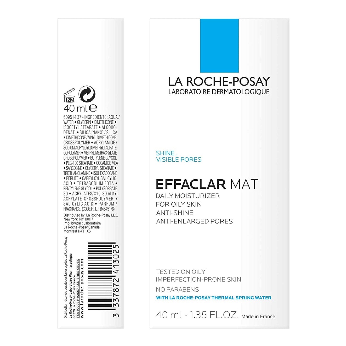 La Roche Posay Effaclar Mat Daily Moisturizer For Oily Skin - sheesha
