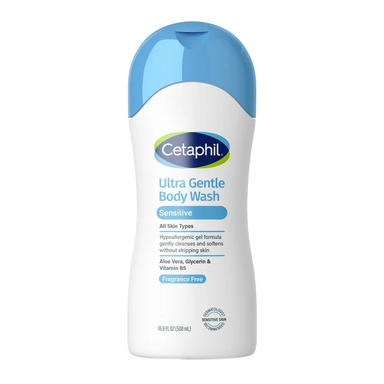 Cetaphil ultra Gentel Body Wash For All Skin Type 500Ml - sheesha