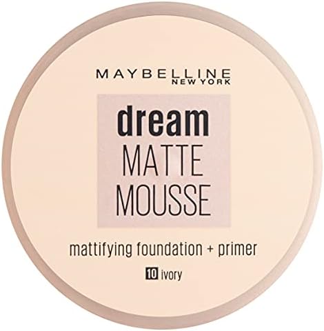 Maybelline Dream Matte Mousse Mattifying Foundation and Primer - sheesha