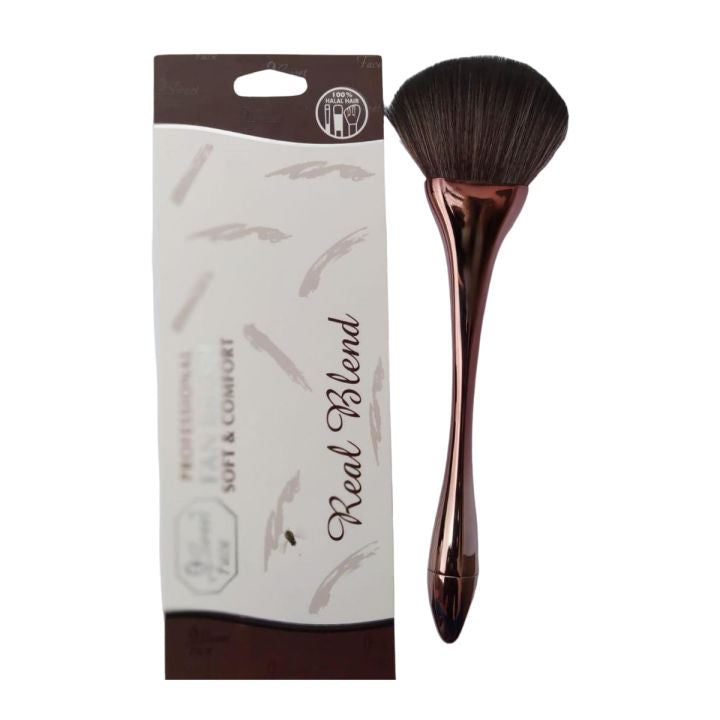 Sweet Face Professional Soft & Comfort Fan Brush  Real Blend - sheesha