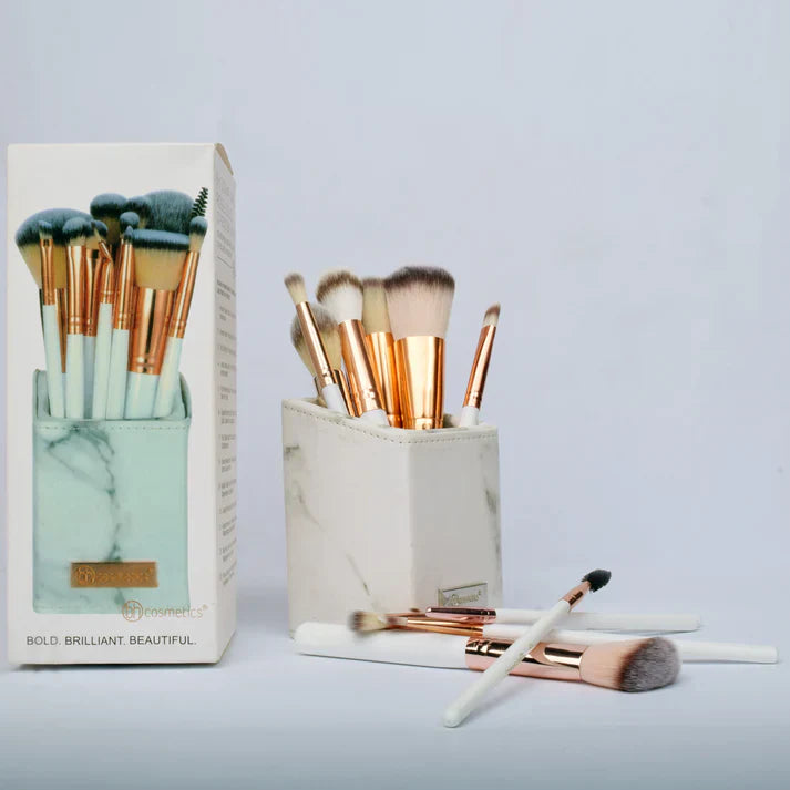 BH Cosmetics Signature Rose Gold 13 Piece Brush Set - sheesha