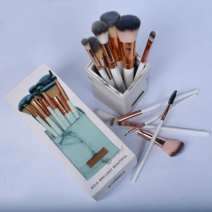 BH Cosmetics Signature Rose Gold 13 Piece Brush Set - sheesha