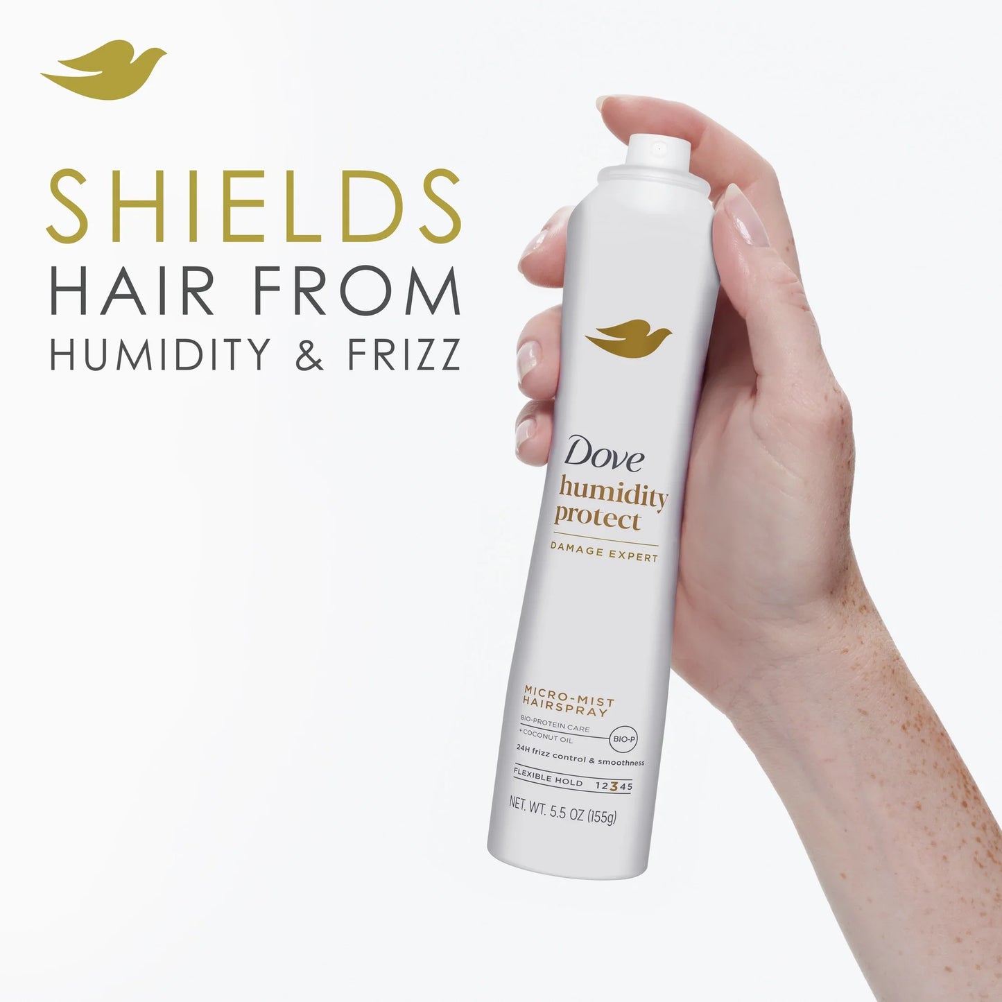 Dove Humidity Protect Micro Mist Hairspray 155g - Sheesha