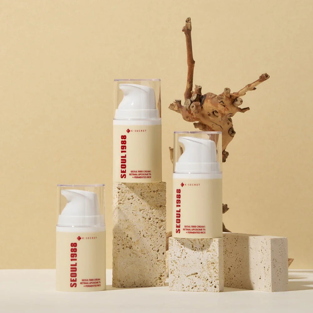 KSECRET SEOUL 1988 Cream: Retinal Liposome 1% + Fermented Rice 50ml - sheesha