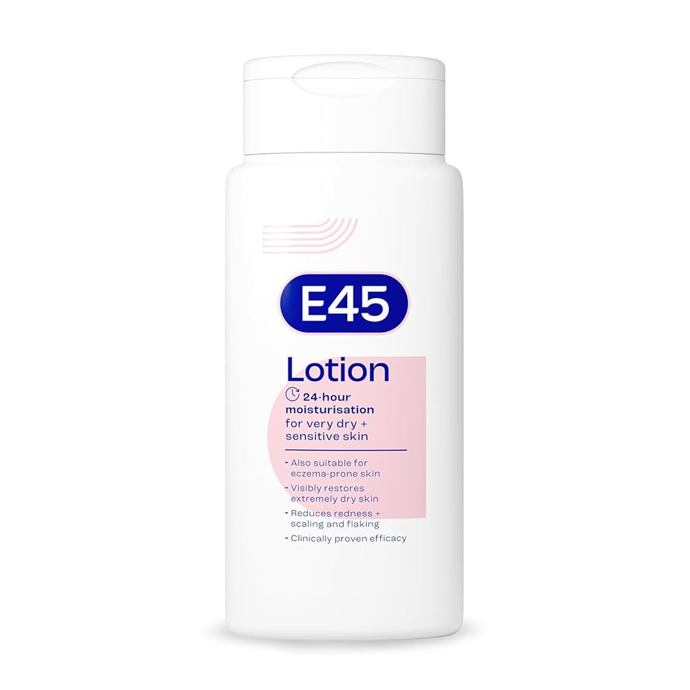 E45 Lotion 500ml for Very Dry Sensitive Skin - Sheesha