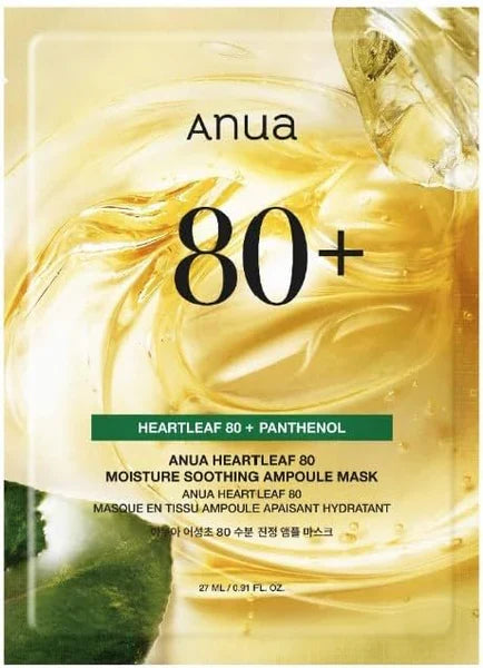 Anua Heartleaf 80 Moisture Soothing Ampoule Mask - sheesha