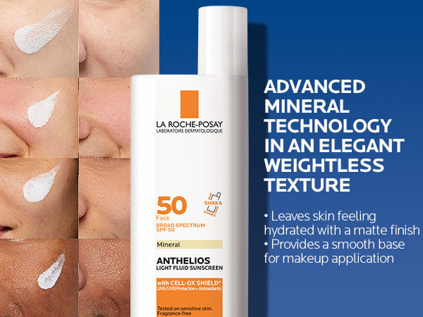 La Roche Posay Anthelios Light Fluid Mineral Sunscreen Spf50 - sheesha