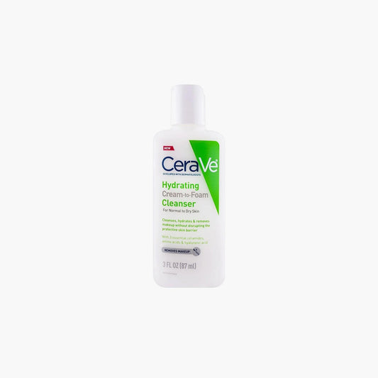 CeraVe Hydrating Cream-to-Foam Cleanser 87ml