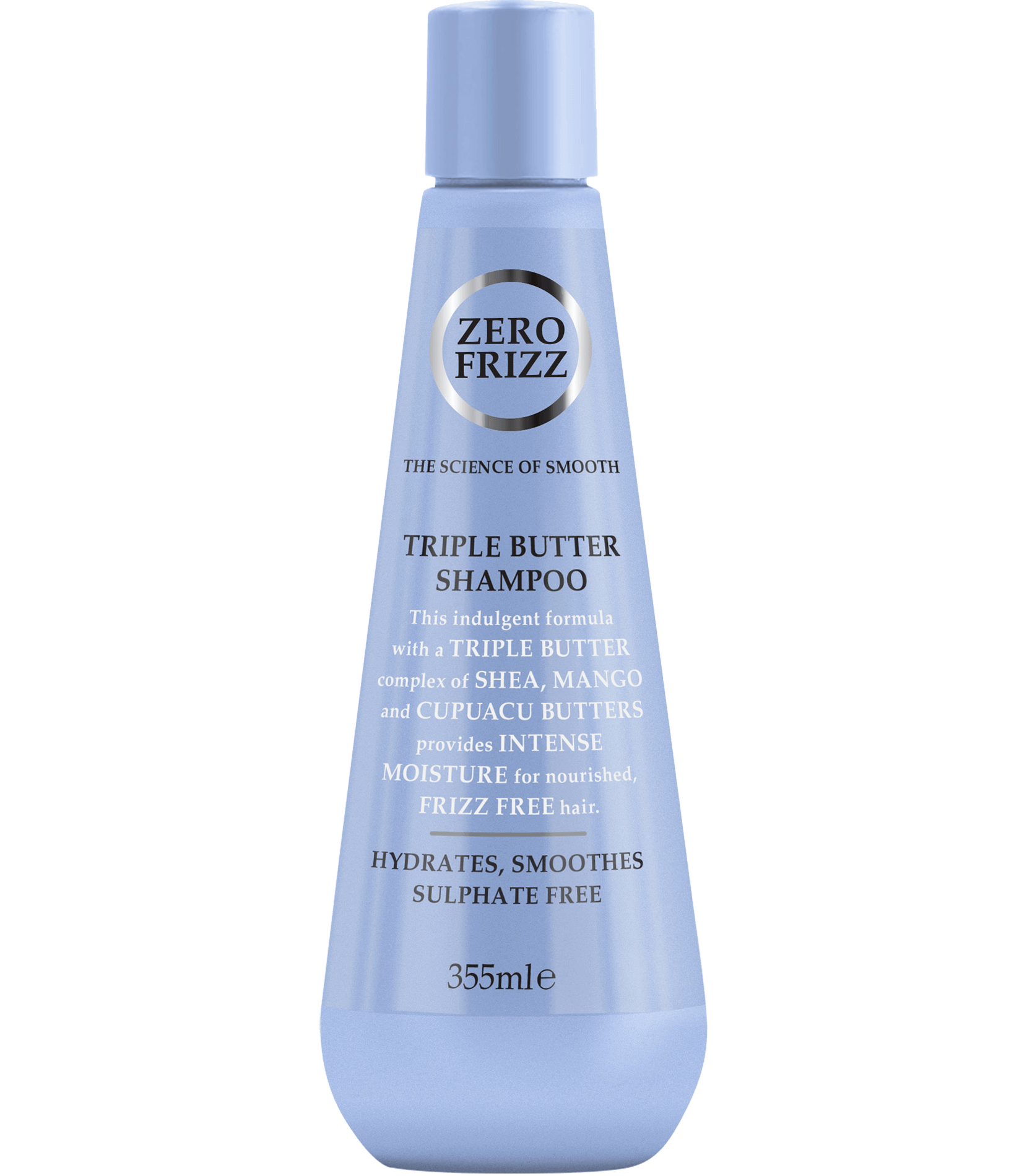 Zero Frizz The Science Of Smooth Triple Butter hair shampoo 355Ml - sheesha