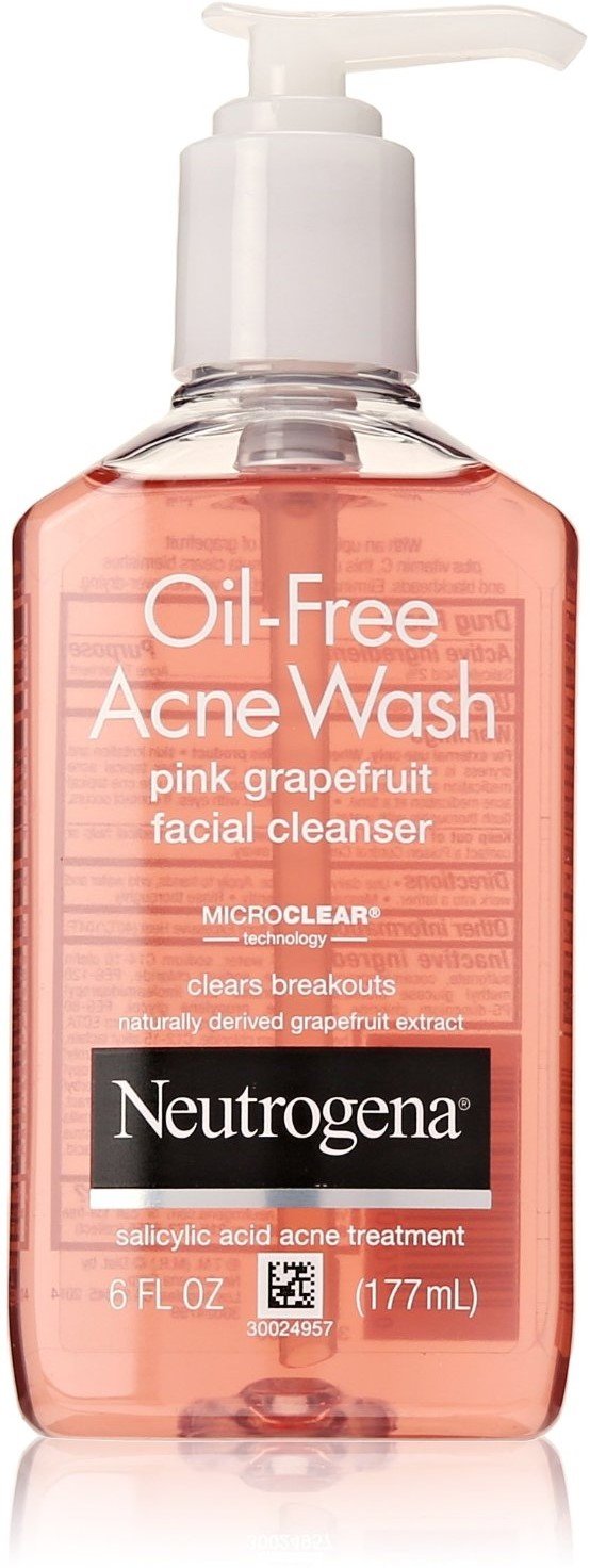Neutrogena Oil Free Acne Wash Face Cleanser 177ml - sheesha