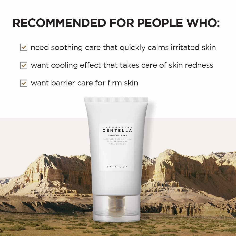 SKIN1004 Madagascar Centella Soothing Cream 75ml - sheesha