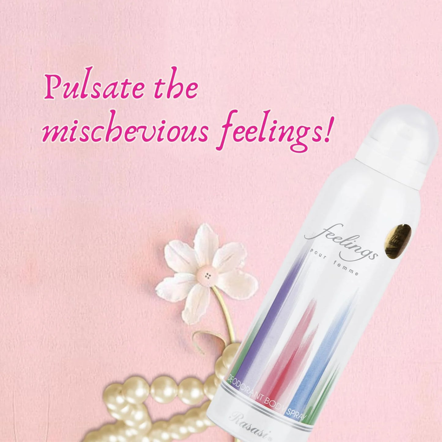 Rasasi Feelings Body Spray for Women 200ml