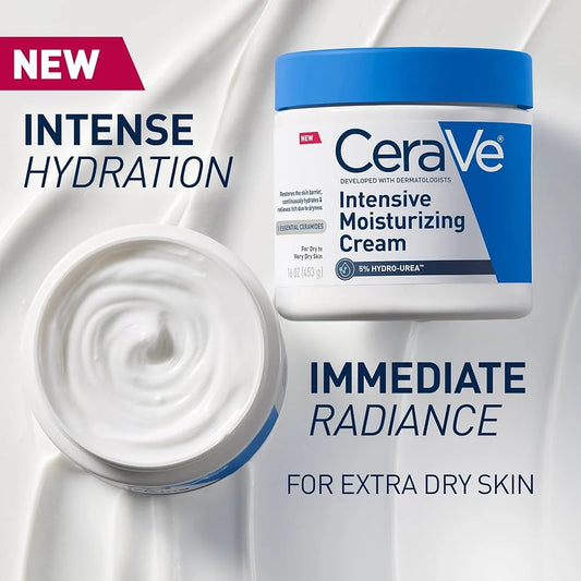 CeraVe Intensive Moisturizing Cream 340g & 453g – Intensive Moisturizer for Dry Skin