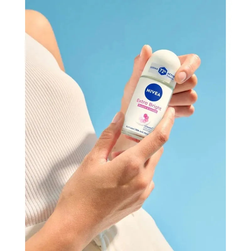 NIVEA Extra Bright Radiant and Smooth Roll On 50ml
