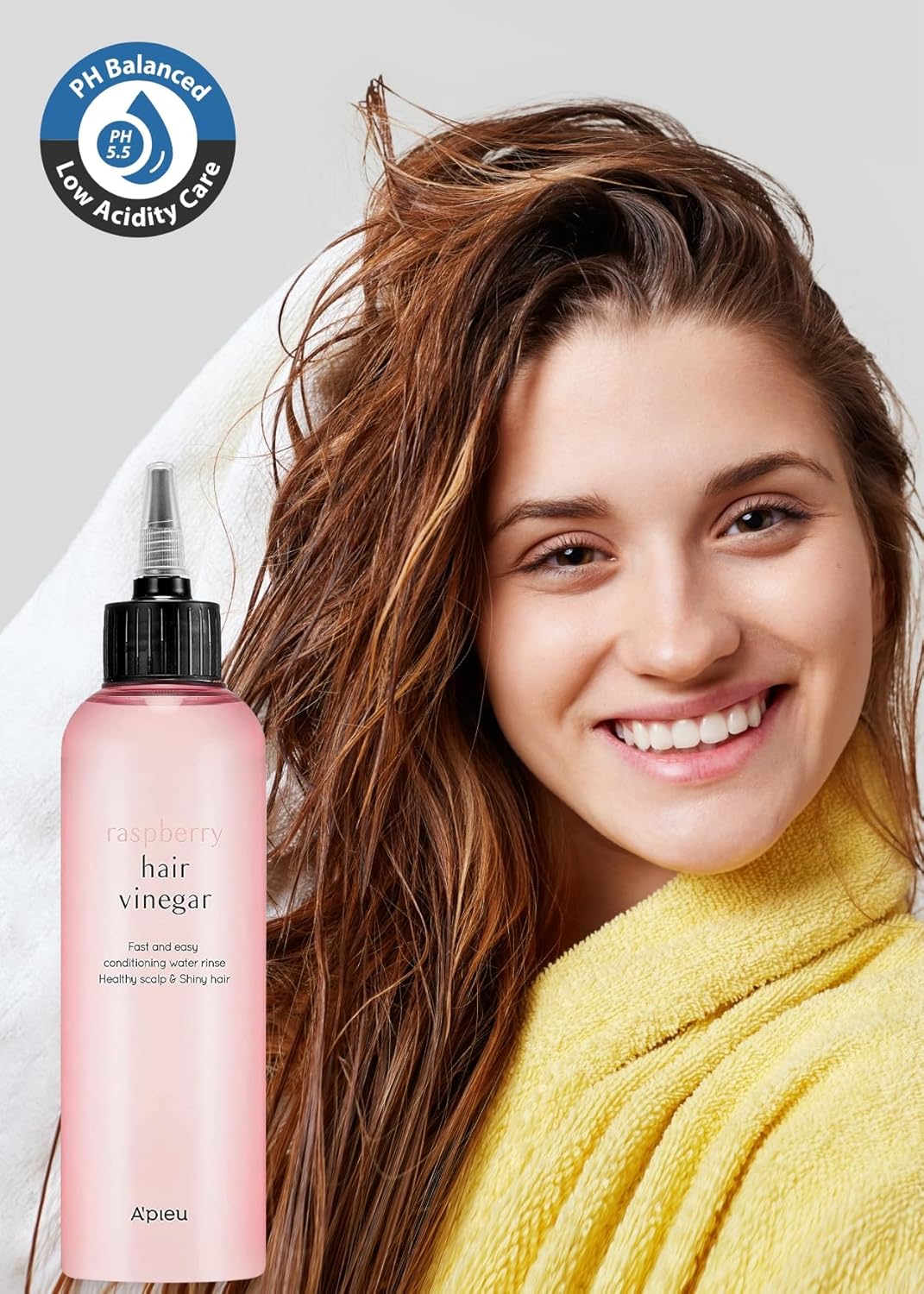 A’PIEU Raspberry Hair Vinegar 200ml - sheesha