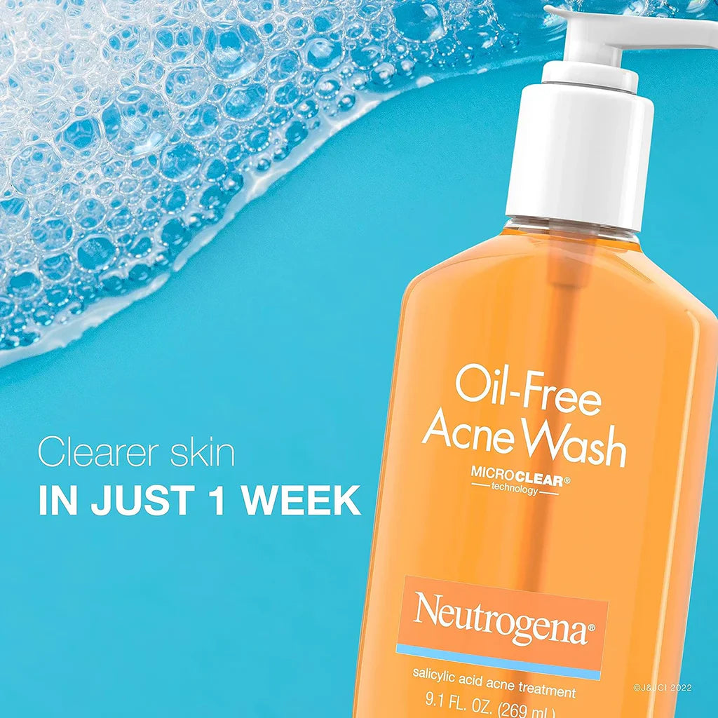 Neutrogena Oil Free Acne Wash 269ml - sheesha