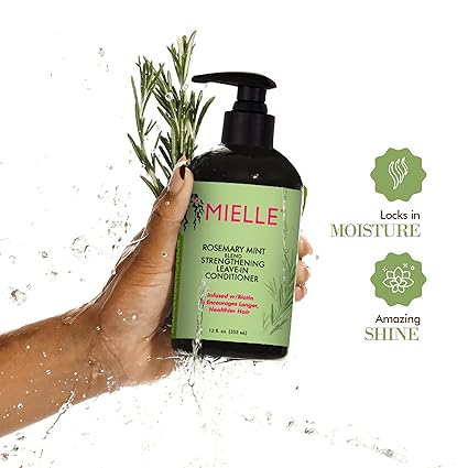 Mielle Organics Rosemary Mint Strengthening Leave In Conditioner - sheesha