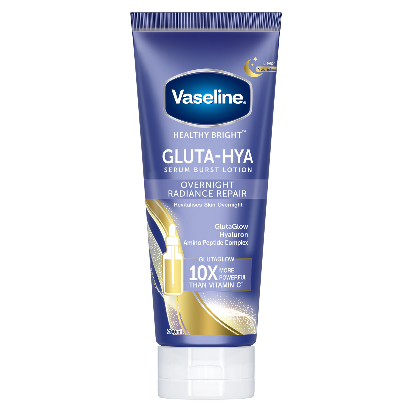 Vaseline® Gluta-Hya Serum Burst Lotion Overnight Radiance Repair - sheesha