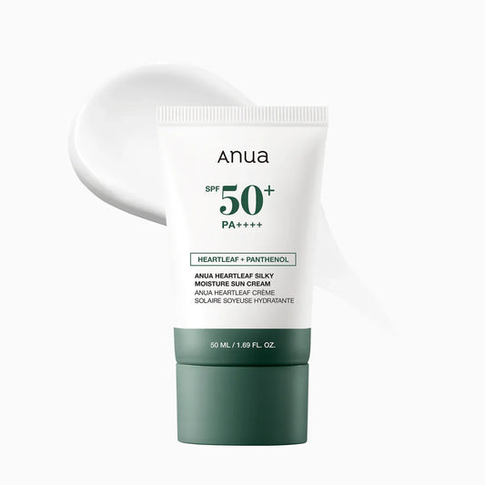 ANUA Heartleaf Silky Moisture Sun Cream 50ml - sheesha