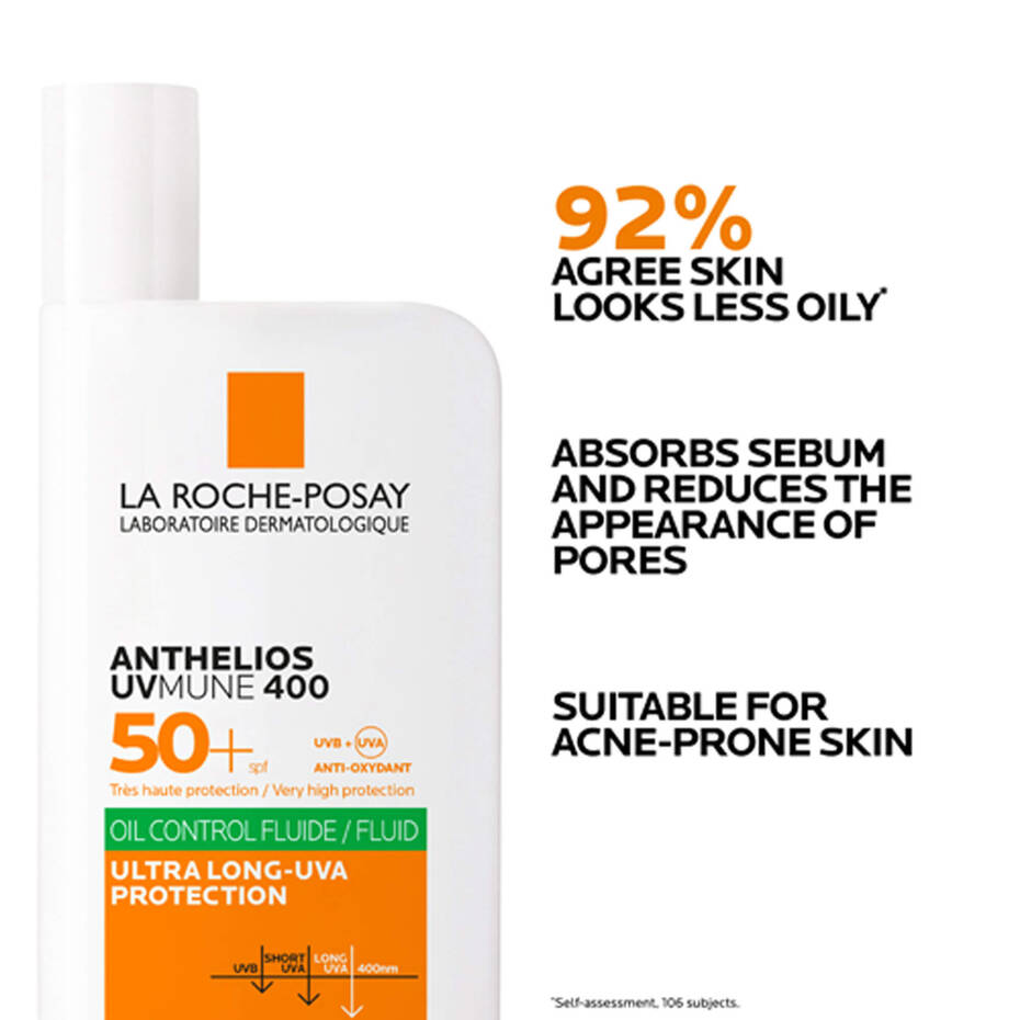 La Roche Posay Anthelios UVMUNE 400 SPF50 Oil Control Fluid Sunscreen - sheesha