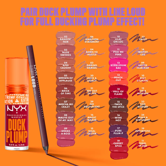 NYX Duck Plump Lip Gloss Shades Range - Sheesha